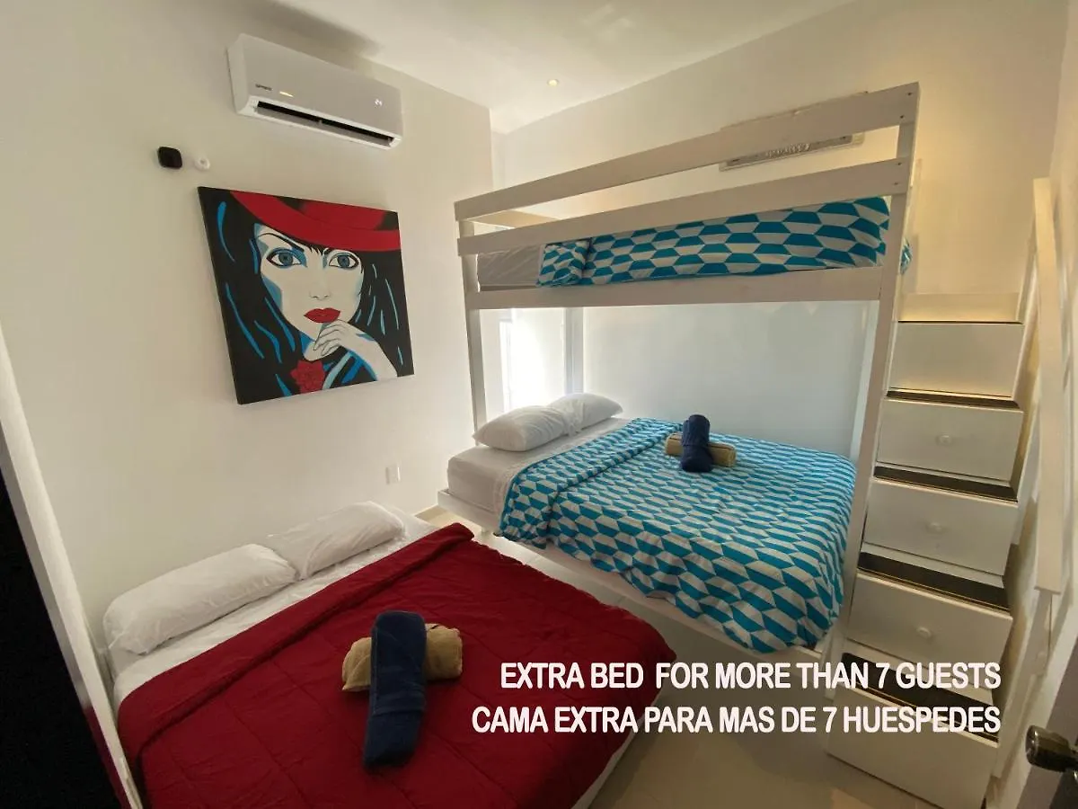 Casa Rosa Smart House Villa Playa del Carmen Mexico